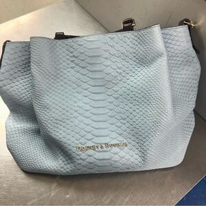 Dooney & Bourke Sky Blue Textured Shoulder Bag